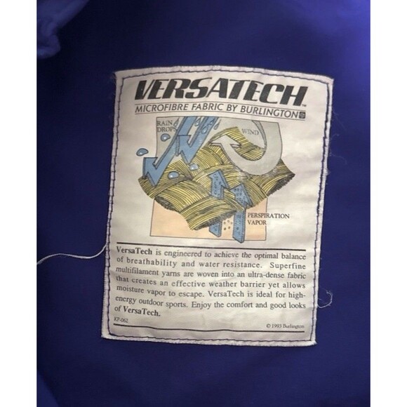 REI Hiking Pants M 30x30 Purple Nylon Snap Ankles Lightweight Outdoor Vintage - Picture 6 of 6